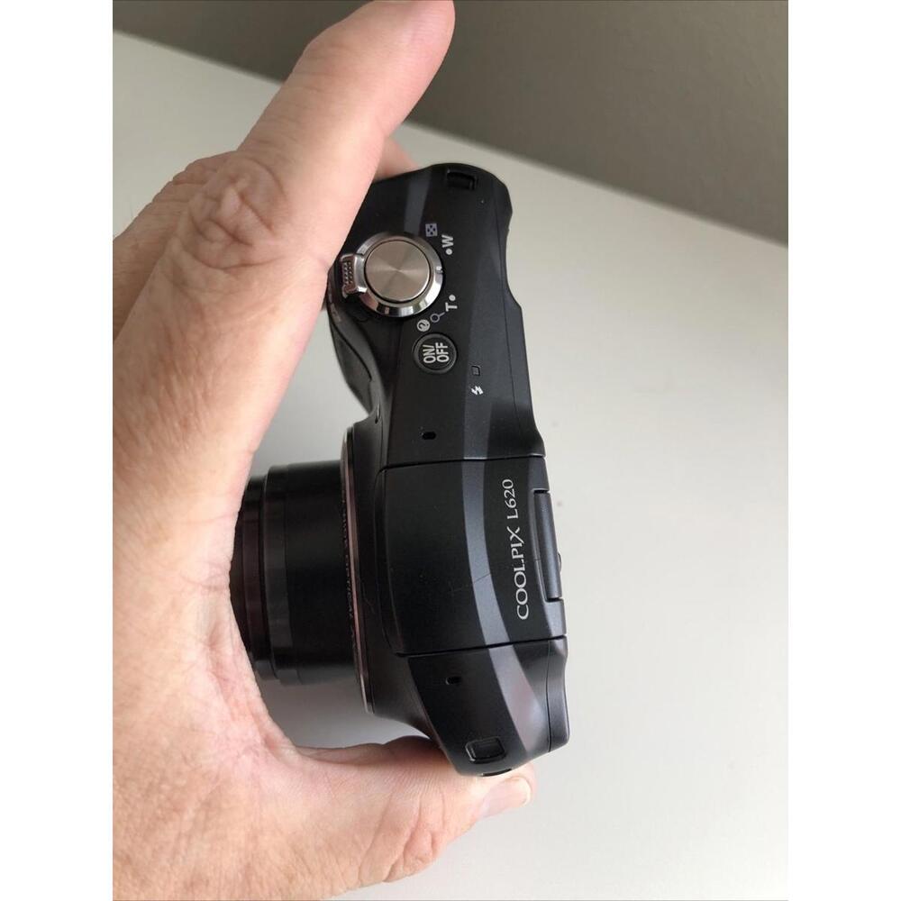 Nikon COOLPIX L620 18.1 MP 14x Wide Optical Zoom DIGITAL LCD Camera Tested Black - Picture 6 of 8